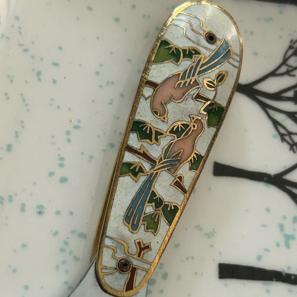 Vintage Cloisonné Bottle Opener